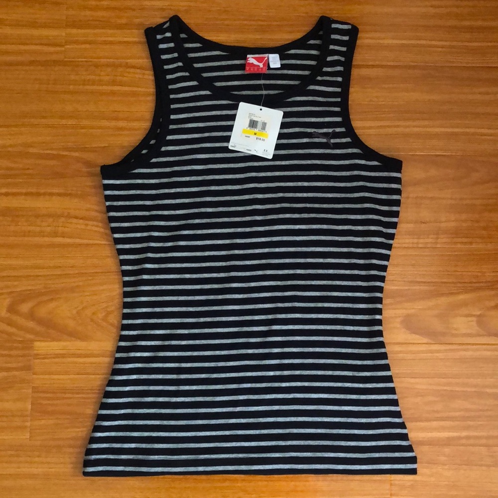 Puma striped tank top